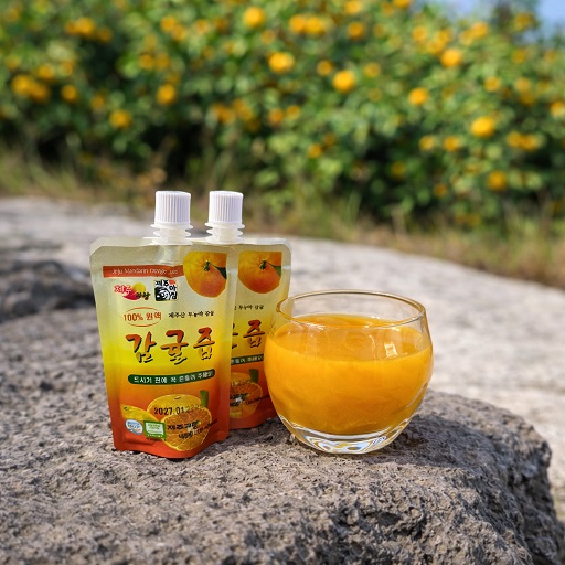 제주 100% 무농약 감귤즙 135ml